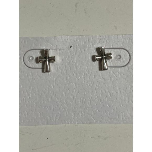 JAMES AVERY RETIRED 925 LOVE HEART, CROSS NECKLACCE AND EARRING SET - Picture 7 of 13